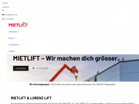 mietlift.com Webseite Vorschau