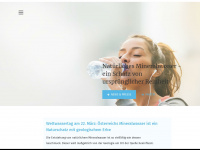 forum-mineralwasser.at Webseite Vorschau