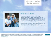 minten-walter.de Webseite Vorschau