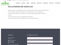 miraflor.de Webseite Vorschau
