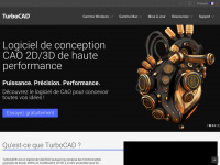 turbocad.fr Webseite Vorschau