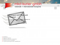 mkd-kurier.de Webseite Vorschau