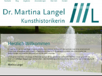 martina-langel.de Webseite Vorschau