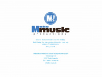 m-music.de Webseite Vorschau