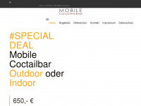 mobile-cocktailbar.de Webseite Vorschau