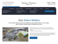 moelders-elektro.de Webseite Vorschau