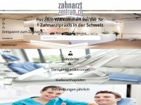 zahnarztzentrum.ch Webseite Vorschau