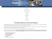 precilub.com Webseite Vorschau