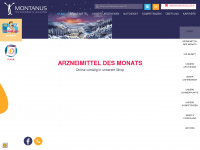 montanus-apotheke.com Webseite Vorschau