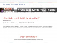 montessori-wuppertal.de Webseite Vorschau
