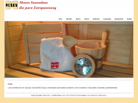 moses-saunabau.de Webseite Vorschau