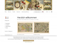 antiquariat-norbert-haas.de Webseite Vorschau