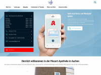 mozart-apotheke-aachen.de Webseite Vorschau