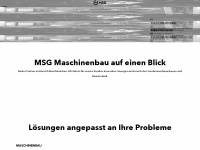 msg-maschinenbau.de Webseite Vorschau
