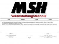 msh-koeln.de Webseite Vorschau