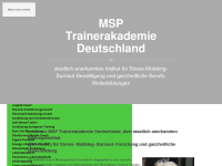 msp-trainerakademie.de Webseite Vorschau