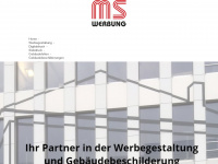 ms-werbung.de Webseite Vorschau