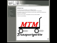 mtm-transportgeraete.de Webseite Vorschau