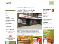 muehlen-apotheke-vlotho.de Webseite Vorschau