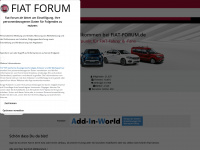 fiat-forum.de Webseite Vorschau