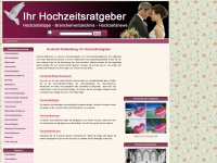 hochzeit-webkatalog.de Webseite Vorschau