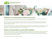 blumenservice-jena.de Webseite Vorschau