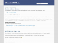 hostblogger.de Webseite Vorschau