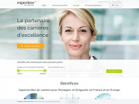 experteer.fr Webseite Vorschau