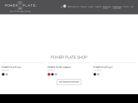 powerplate.de Webseite Vorschau