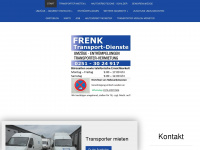 frenk-transportdienste.de Webseite Vorschau
