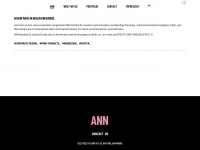 ann-design.de Webseite Vorschau