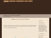 musikschule-geseke.de Webseite Vorschau
