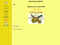musikverlag-willers.de Webseite Vorschau