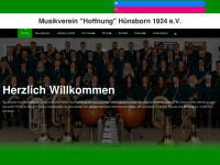 musikverein-huensborn.de Webseite Vorschau