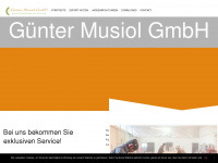 musiol-gmbh.de Webseite Vorschau