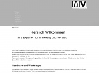 mv-marketing.com Webseite Vorschau