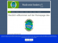 musikverein-sondern.de Webseite Vorschau