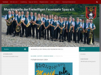 musikkapelle-spay.de Webseite Vorschau