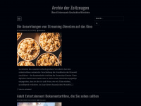 archiv-der-zeitzeugen.com Webseite Vorschau
