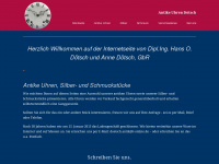 antike-uhren-doetsch.de Webseite Vorschau
