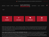 naturstein-biermann.de Webseite Vorschau
