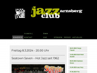 jazzclub-arnsberg.de Webseite Vorschau