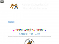 blauweiss-neheim.de Webseite Vorschau