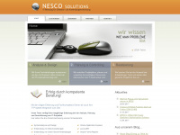 nesco-solutions.de Webseite Vorschau