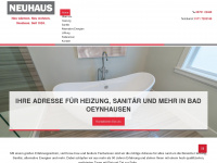 neuhaus-heizung.de Webseite Vorschau