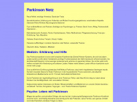 parkinson-netz.de Webseite Vorschau