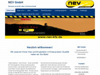 nev-kfz.de Webseite Vorschau