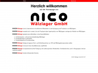 nico-waelzlager.de Webseite Vorschau
