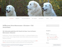 maremmano-abruzzese-club.de Webseite Vorschau