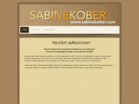 sabinekober.com Webseite Vorschau